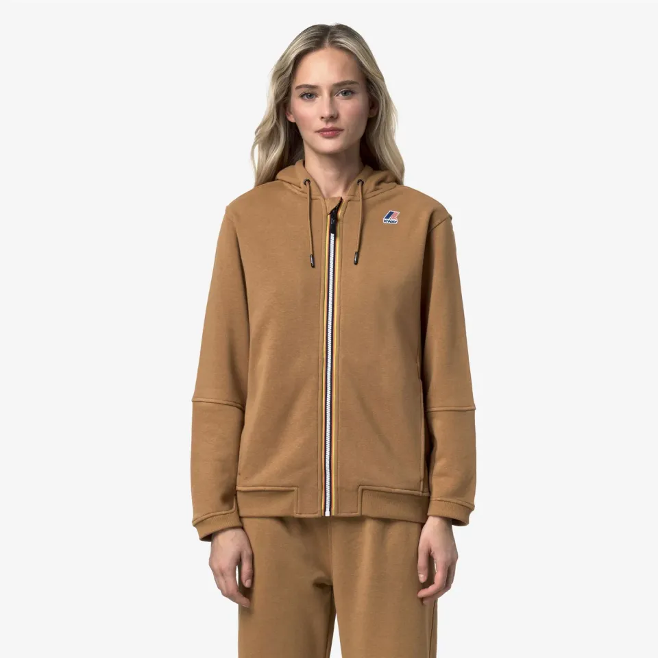 K-Way Prosper hanorac unisex maro cu gluga