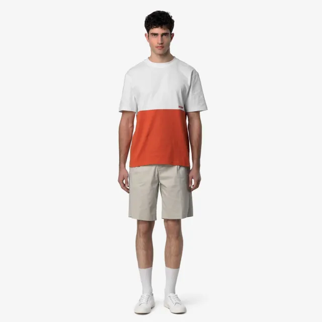 K-Way Solo Jersey tricou barbati portocaliu bumbac 180g