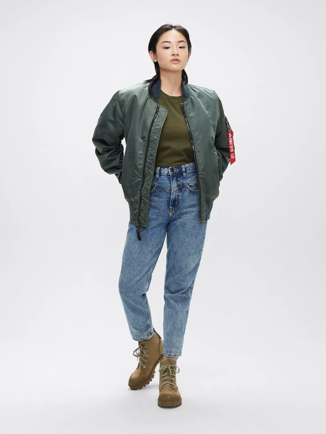 Alpha Industries MA-1 Battlewash geaca bomber Teal reversibila