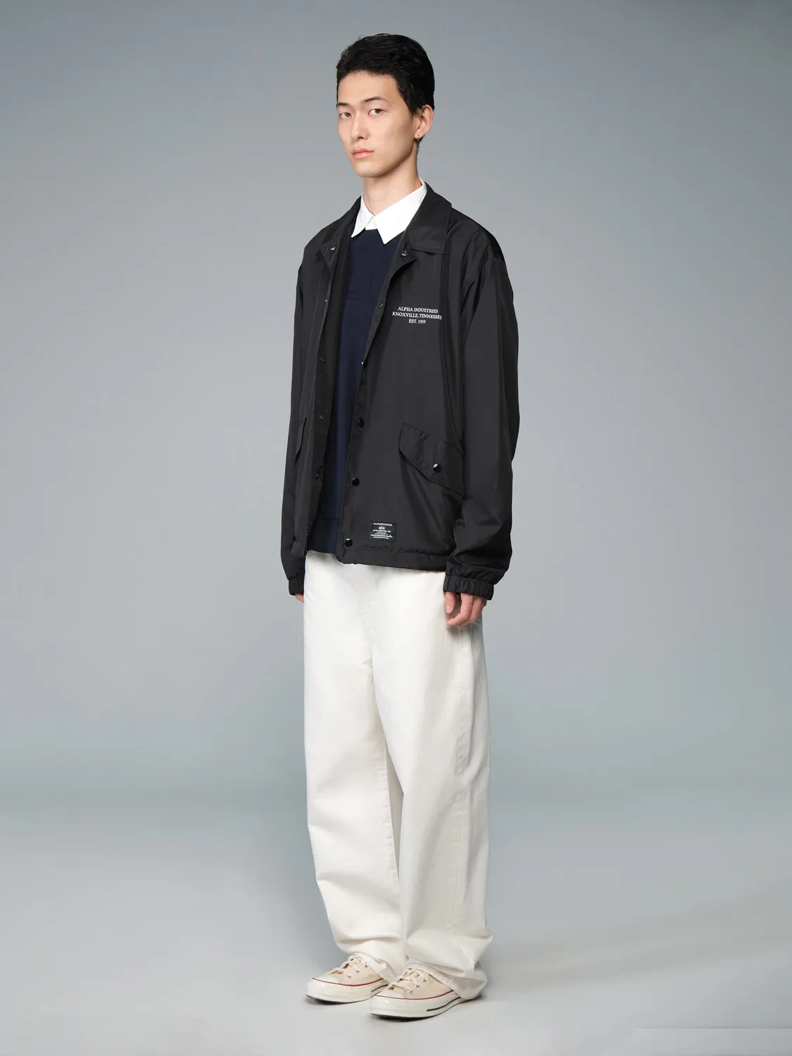 Alpha Industries Hampton Relaxed Fit Coaches Dragon geaca neagra