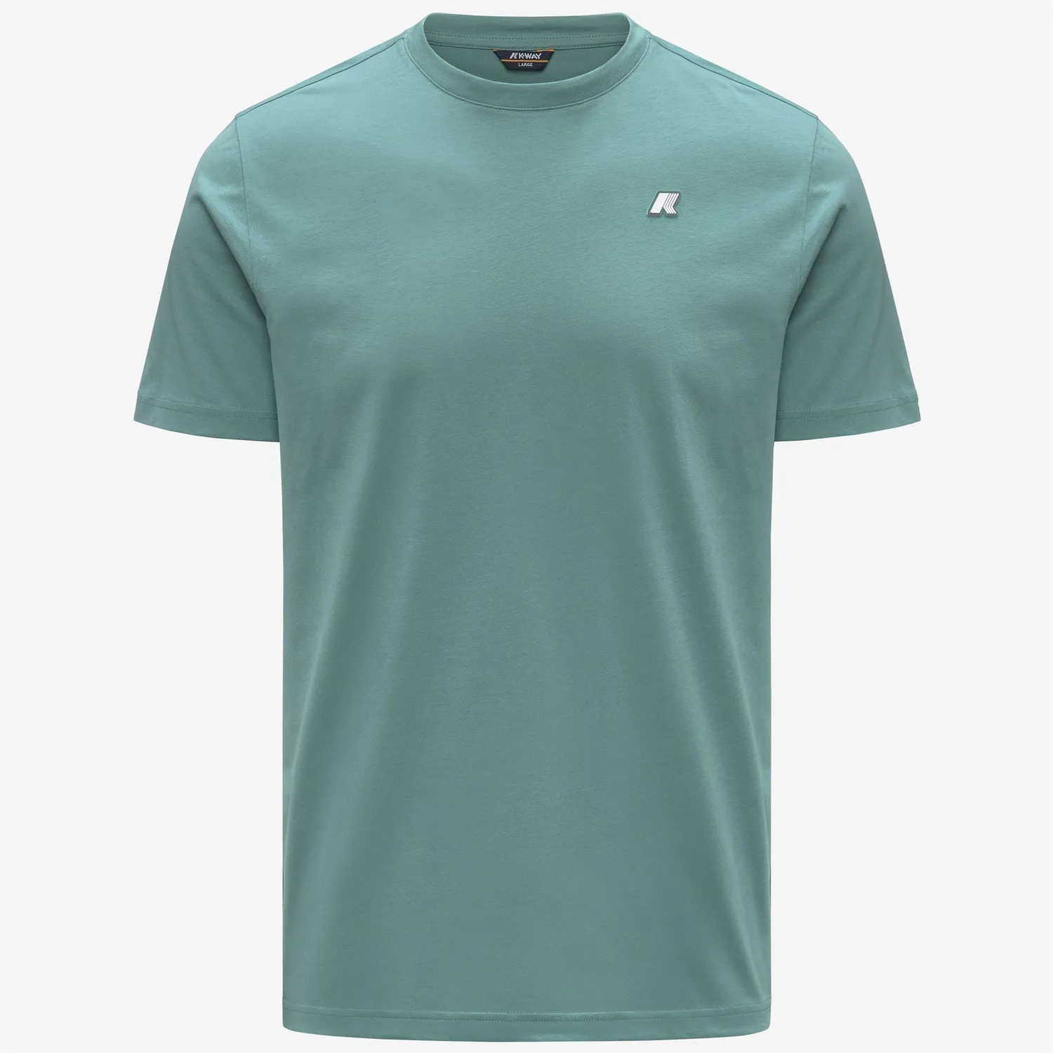 K-Way Odom Jersey Slim tricou barbati verde mine slim