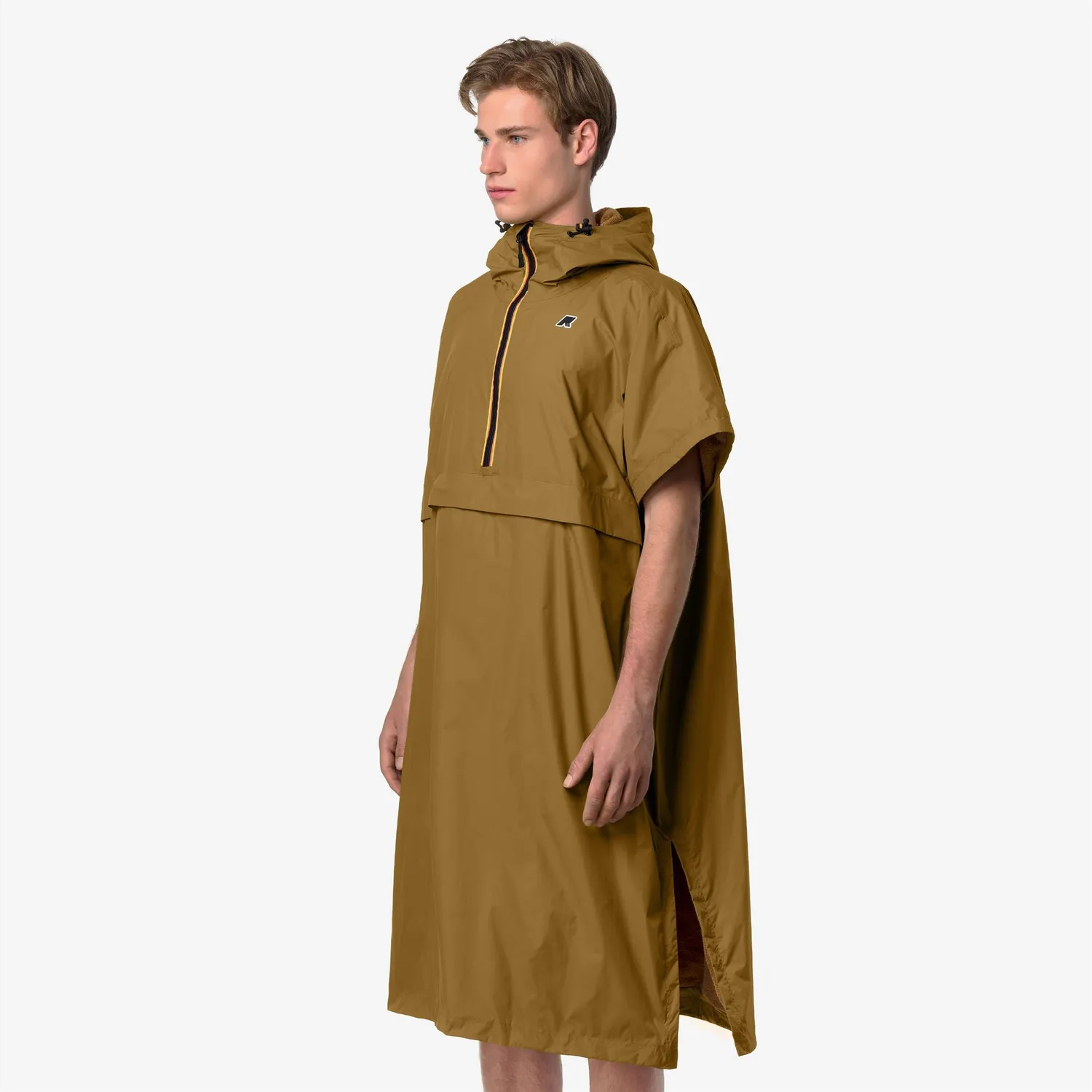 K-Way Hendaye poncho Brown Bistre impermeabil L