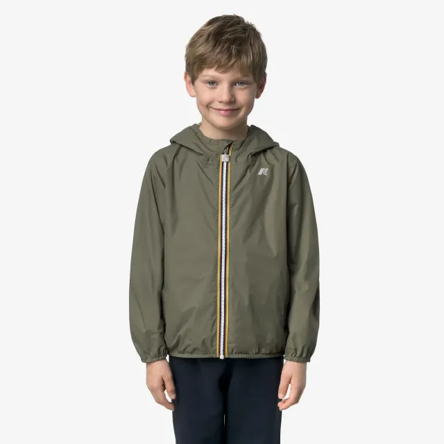 K-Way Jake Plus.2 Double geaca copii verde reversibila