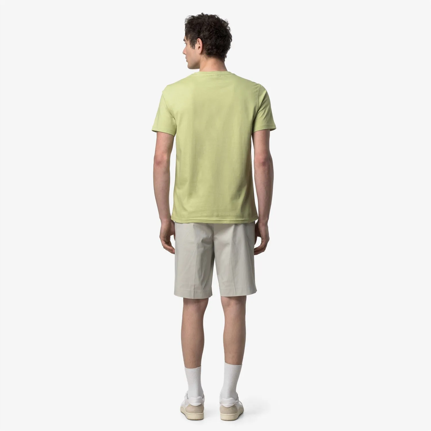 K-Way Sigur Jersey Slim tricou verde bumbac
