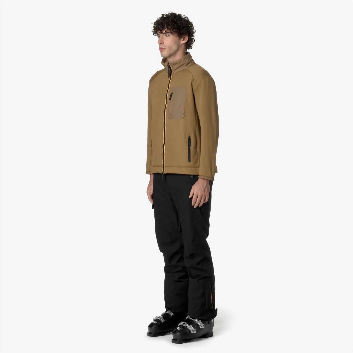 K-Way Avrieux Microtwill 2L pantaloni schi negru impermeabil
