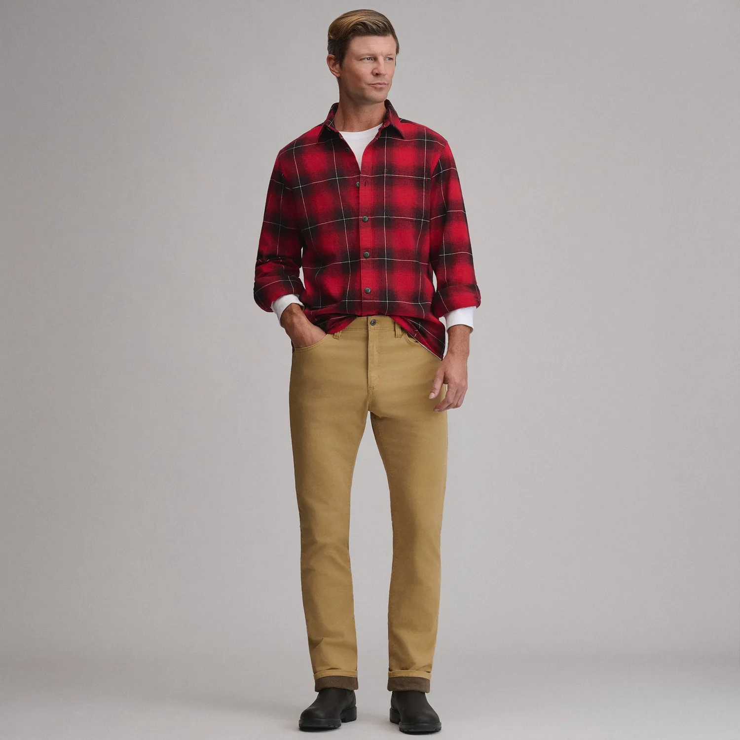 Eddie Bauer Legend Wash Twill pantaloni barbati Dark Fatigue