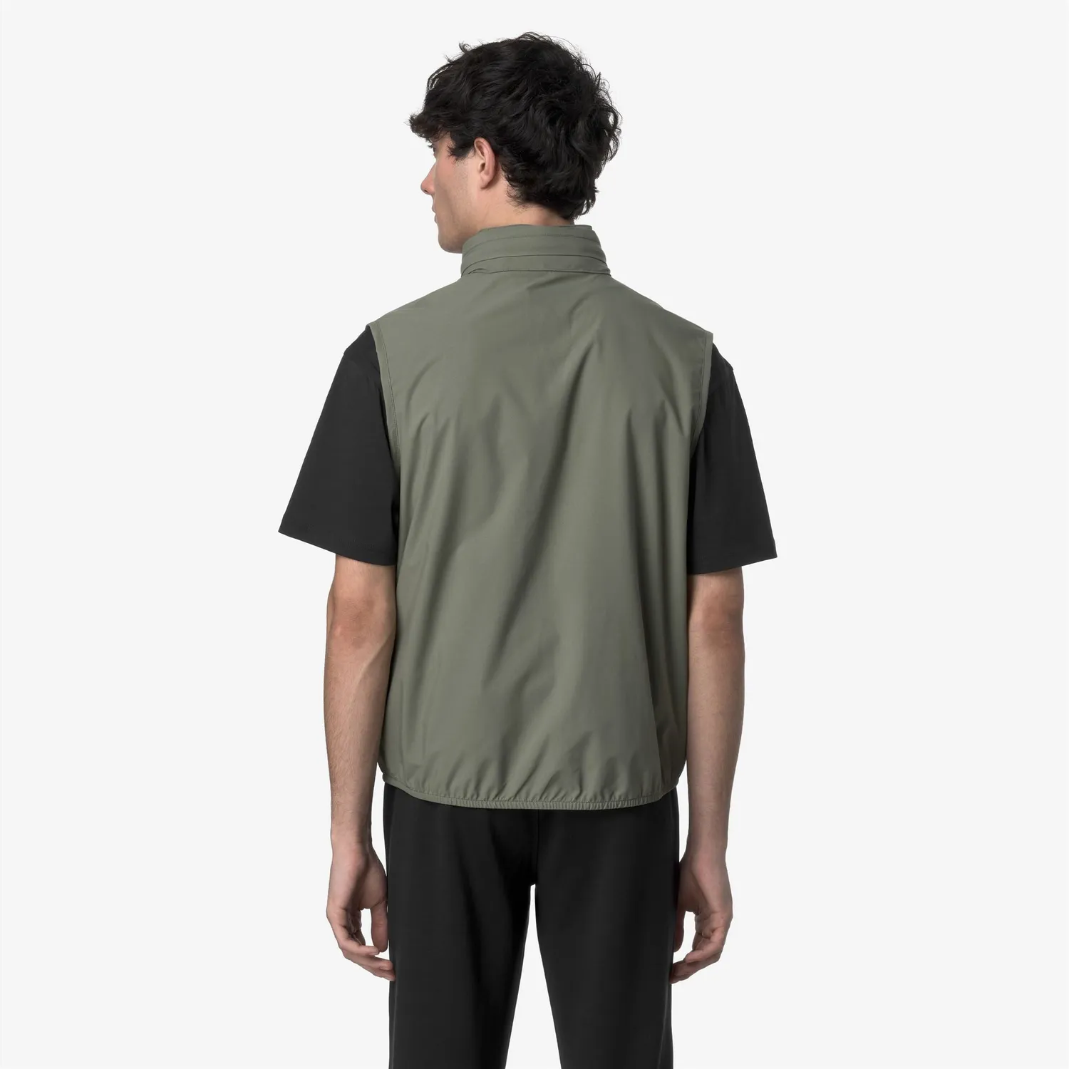K-Way Valen Stretch Dot vesta barbati verde impermeabila