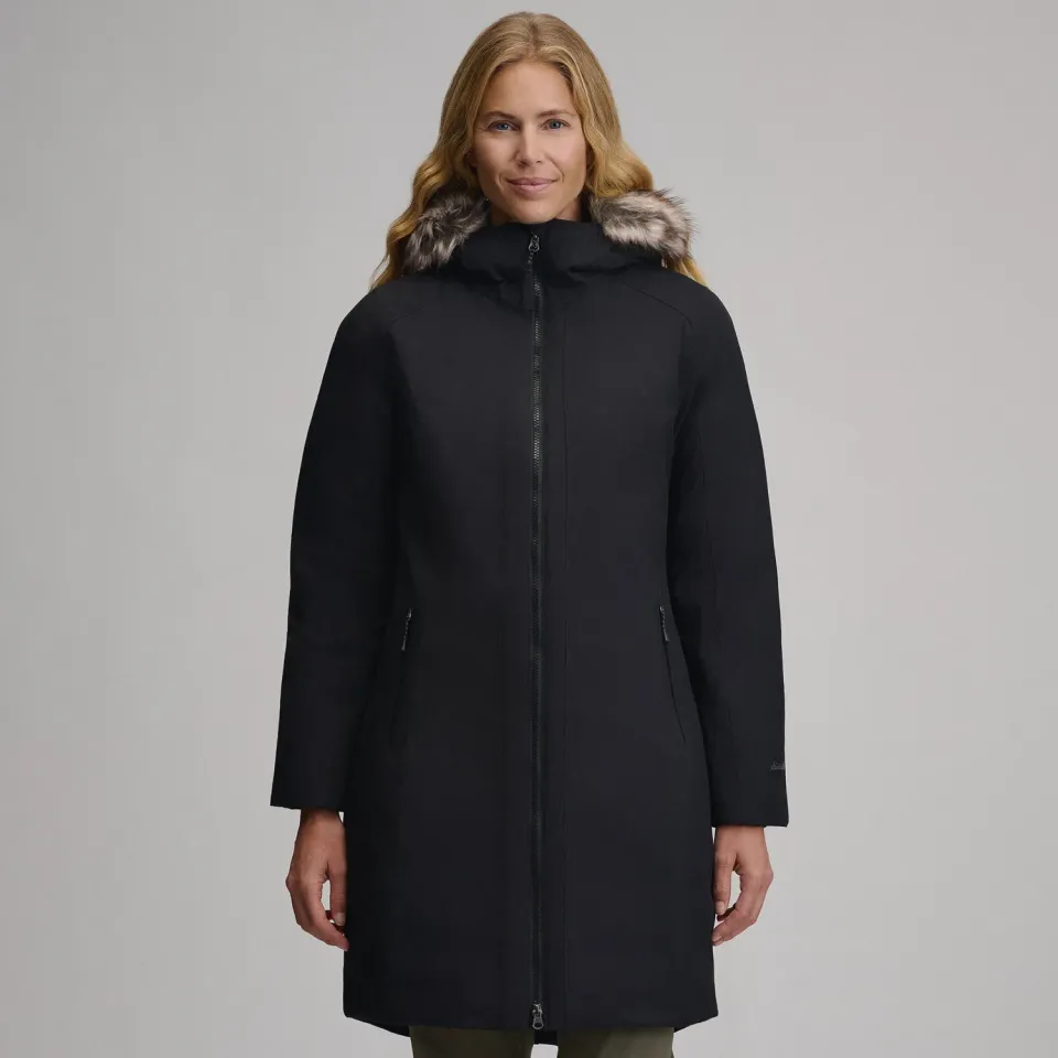 Eddie Bauer Olympia palton puf dama Storm impermeabil lung