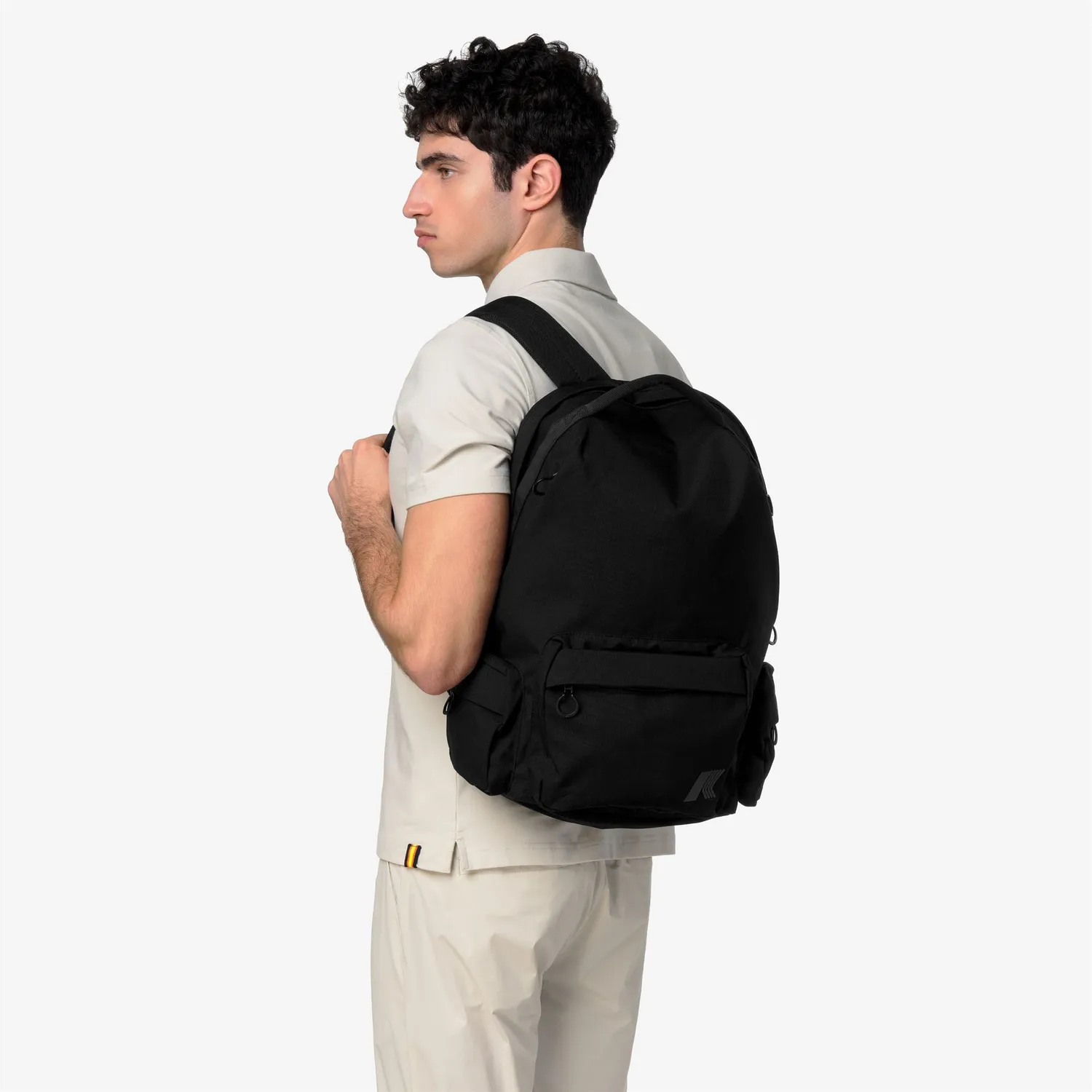 K-Way Anais rucsac negru laptop 46 cm nailon
