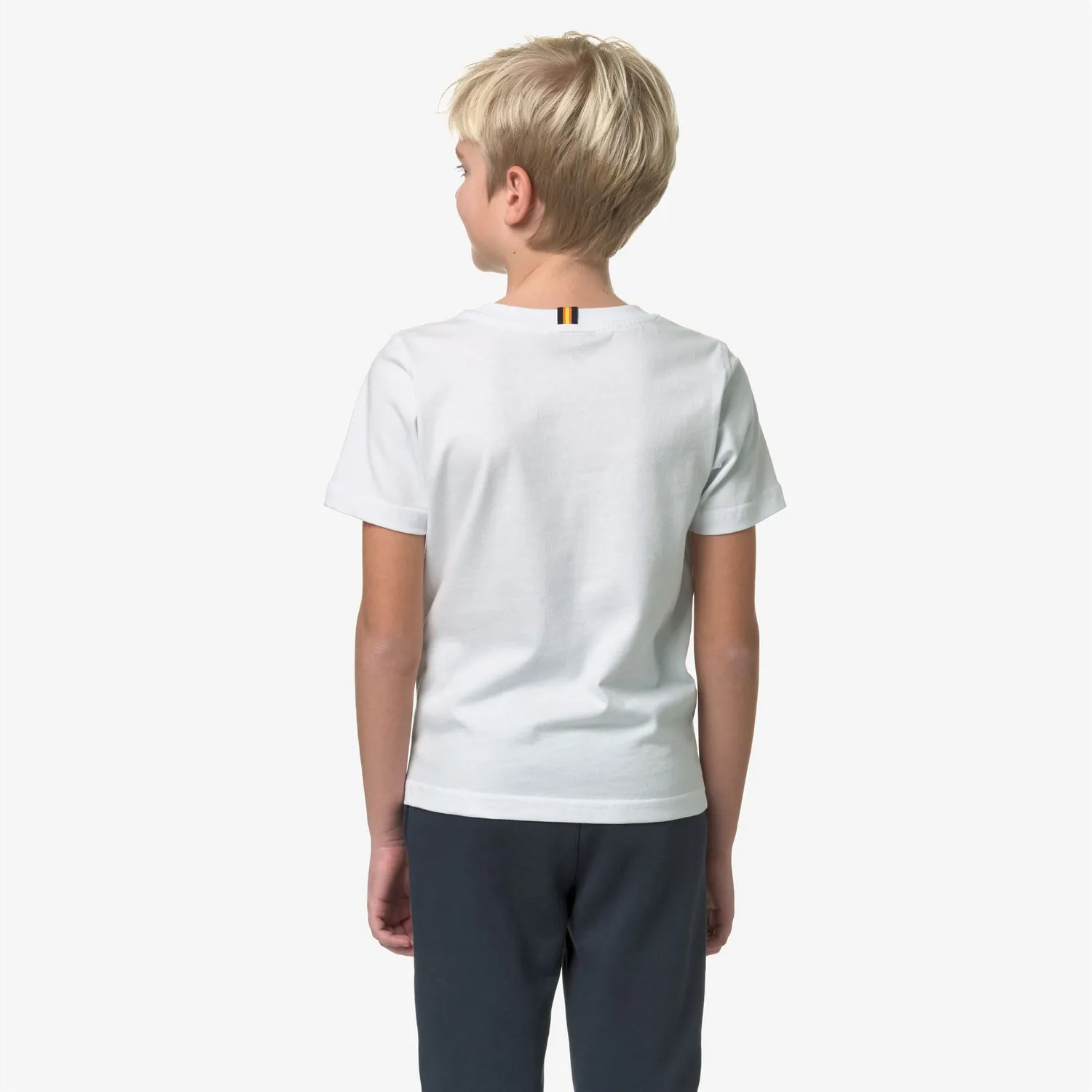 K-Way Odom tricou baieti alb bumbac