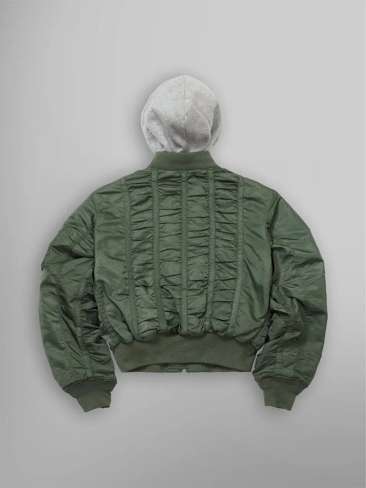 Alpha Industries MA-1 MadeMe geaca bomber verde gluga