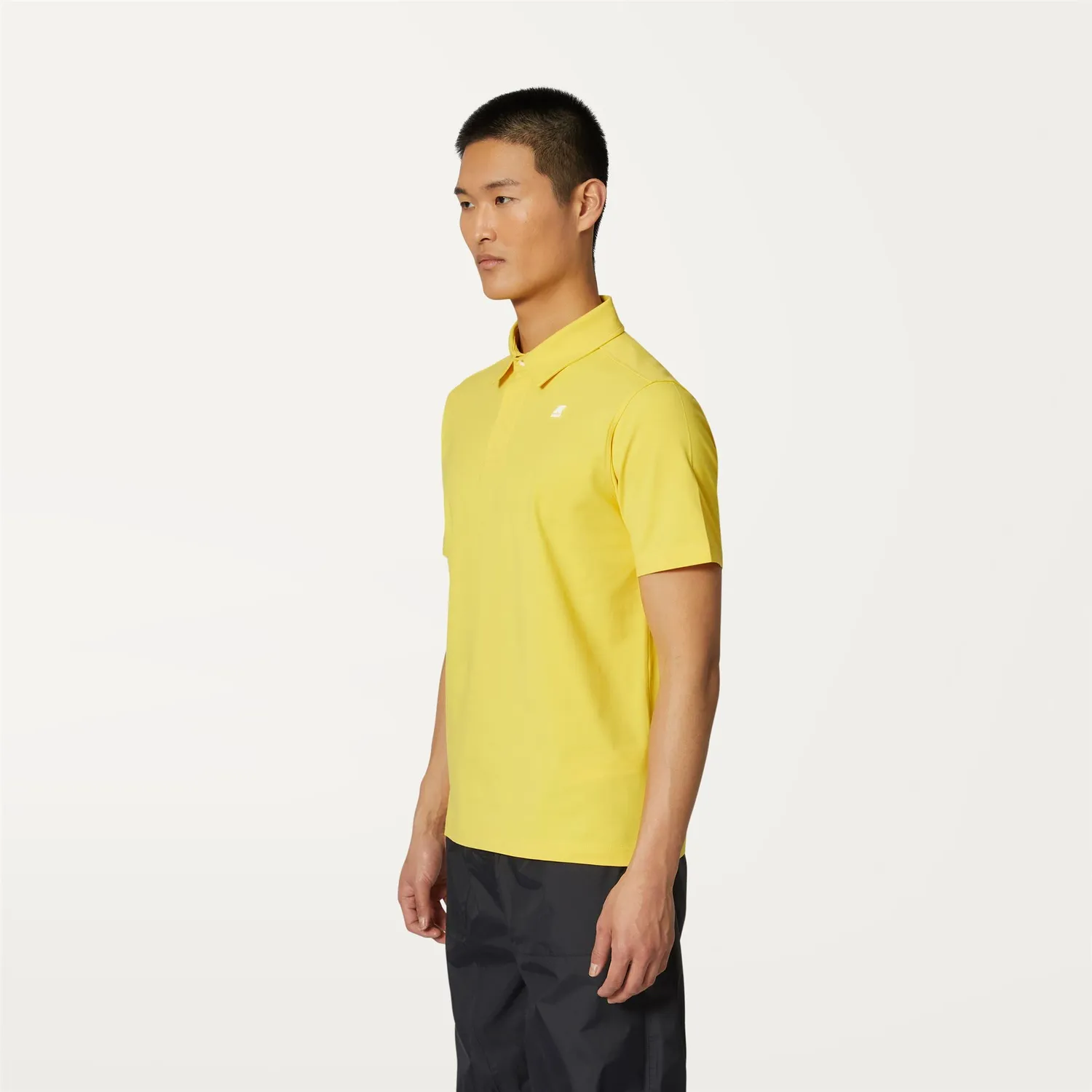 K-Way Vincelle polo bărbați galben Sunstruck elastic