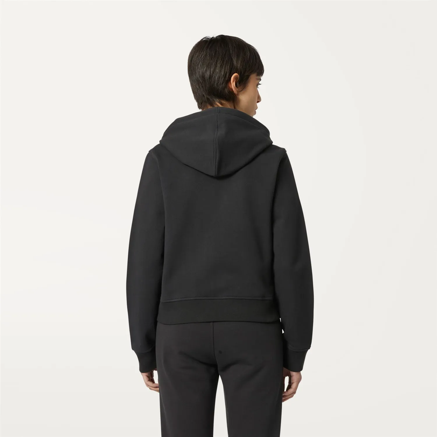 K-Way Deline hanorac damă negru fleece subțire