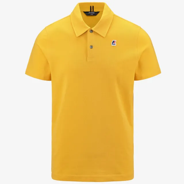 K-Way Gregoire Tape polo barbati galben slim