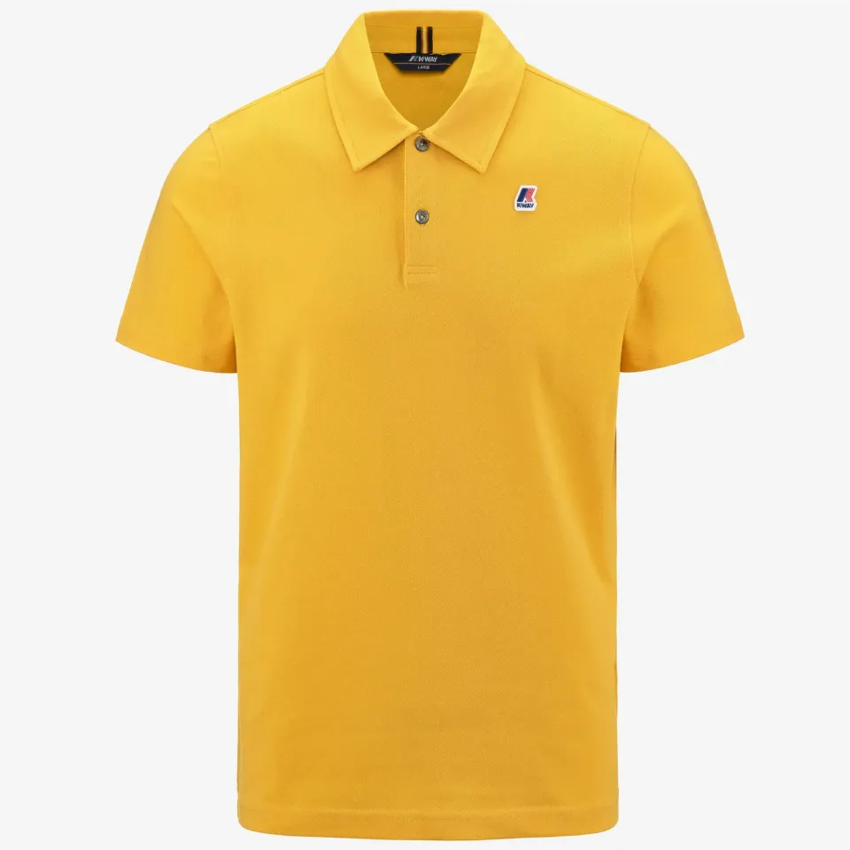 K-Way Gregoire Tape polo barbati galben slim