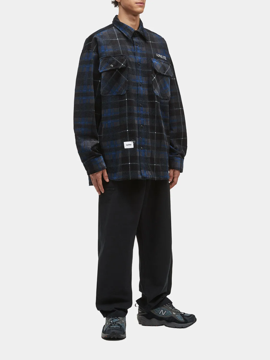 Alpha Industries UNFRM camasa flanel neagra bumbac