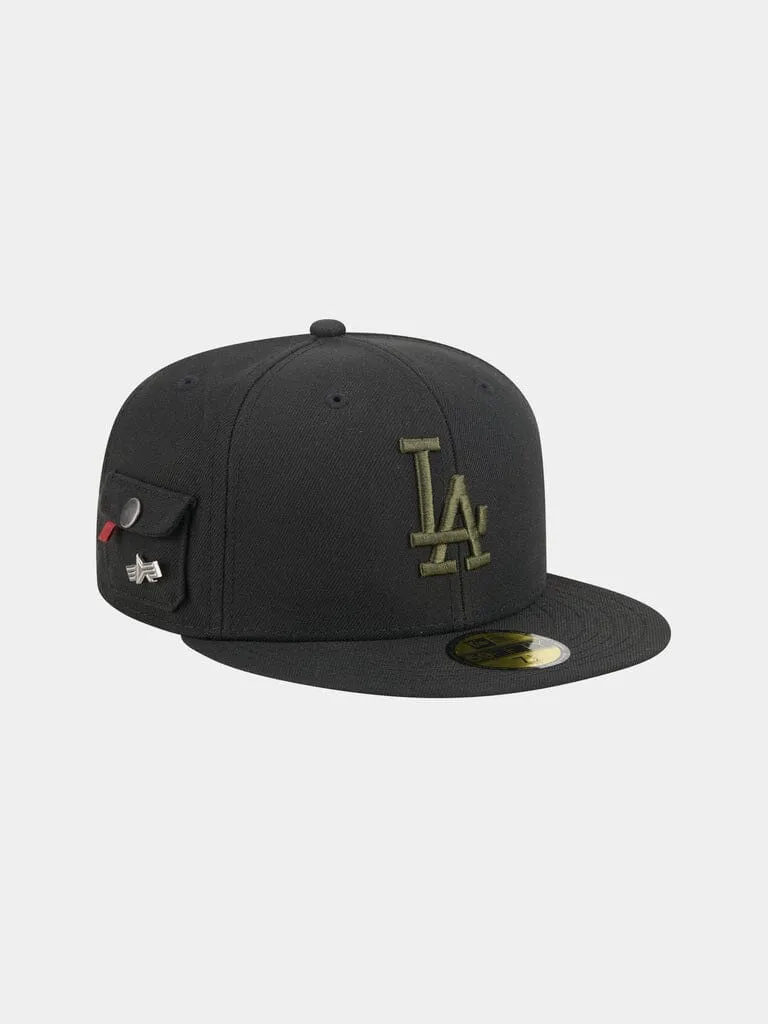 Alpha Industries Dodgers 59Fifty sapca fitted neagra poliester