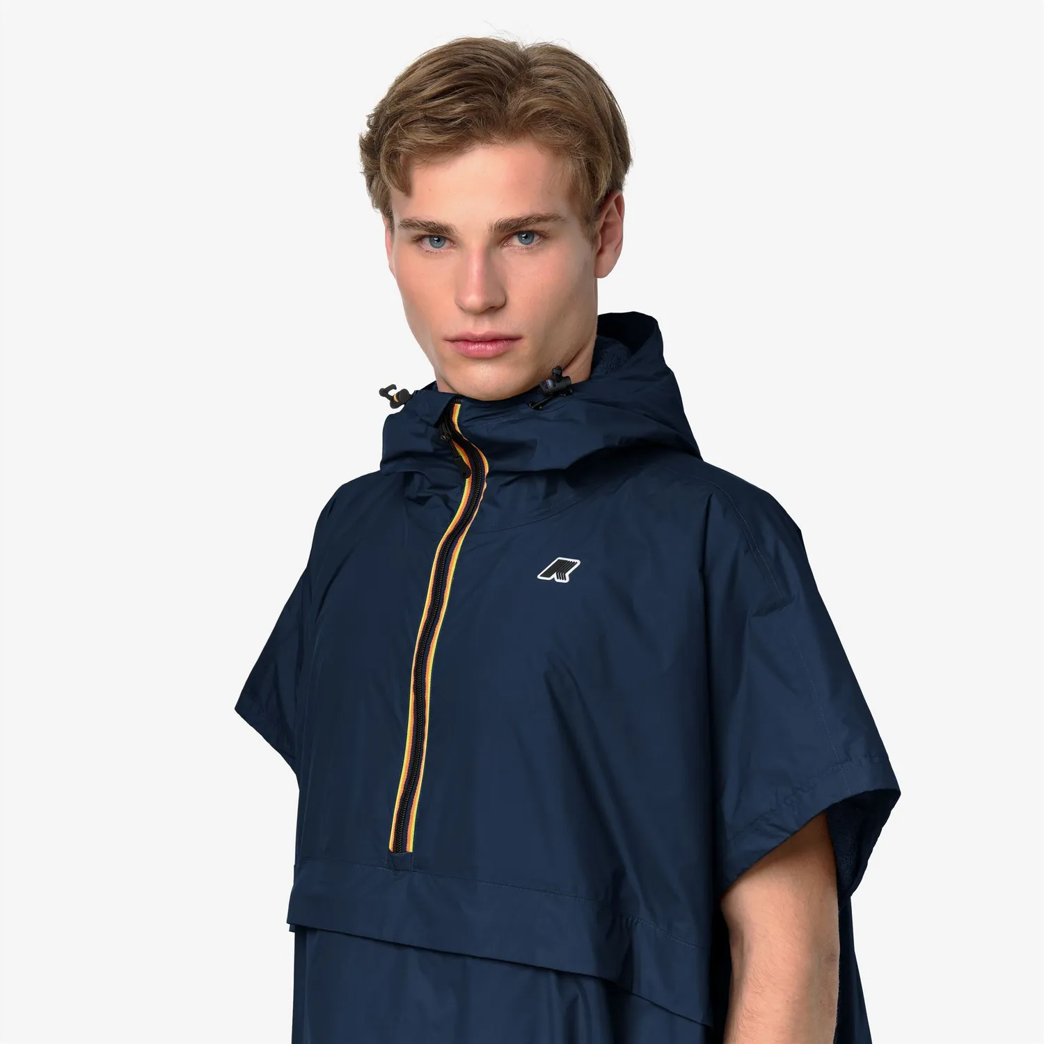 K-Way Hendaye LF poncho L Blue Insignia impermeabil