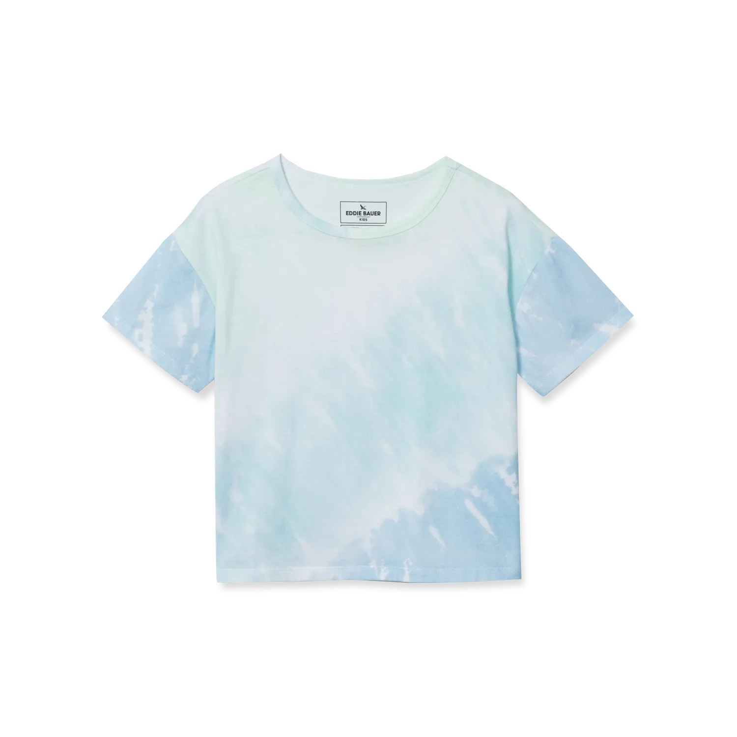 Tricou Eddie Bauer Boxy fete lavanda imprimat