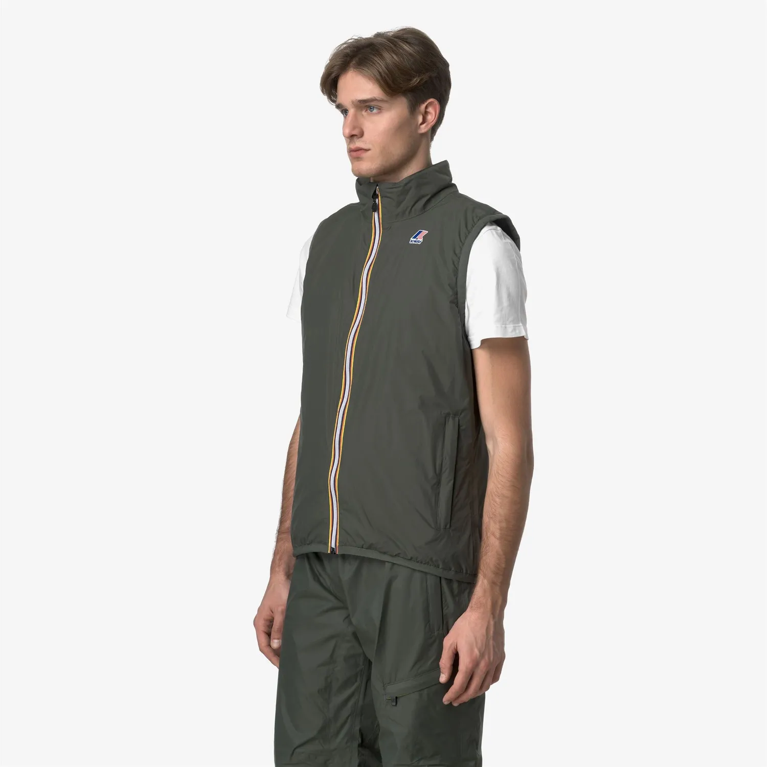 K-Way Le Vrai 4.0 Rouland Warm vestă verde 10000mm