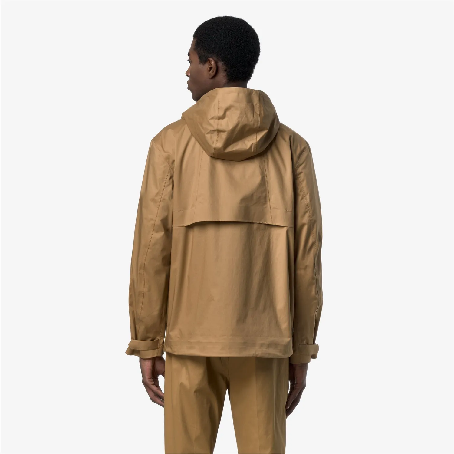 K-Way Jacko Cotton 3Layers geaca maro bistre impermeabila