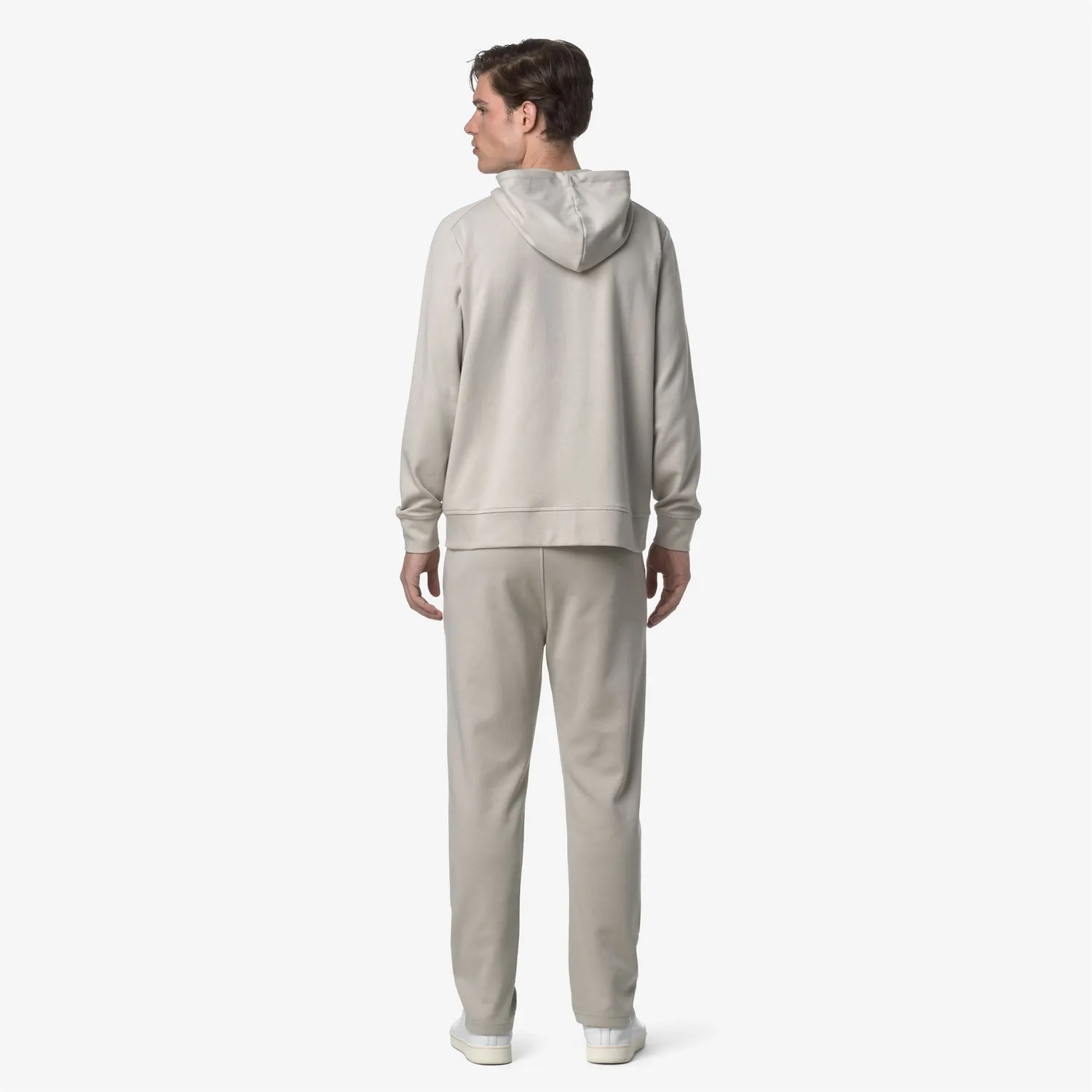 K-Way Iton Interlock pantaloni sport bej deschis