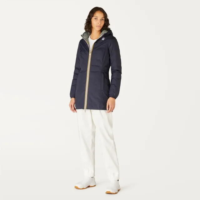 K-Way Denise palton dama 3/4 reversibil cu puf