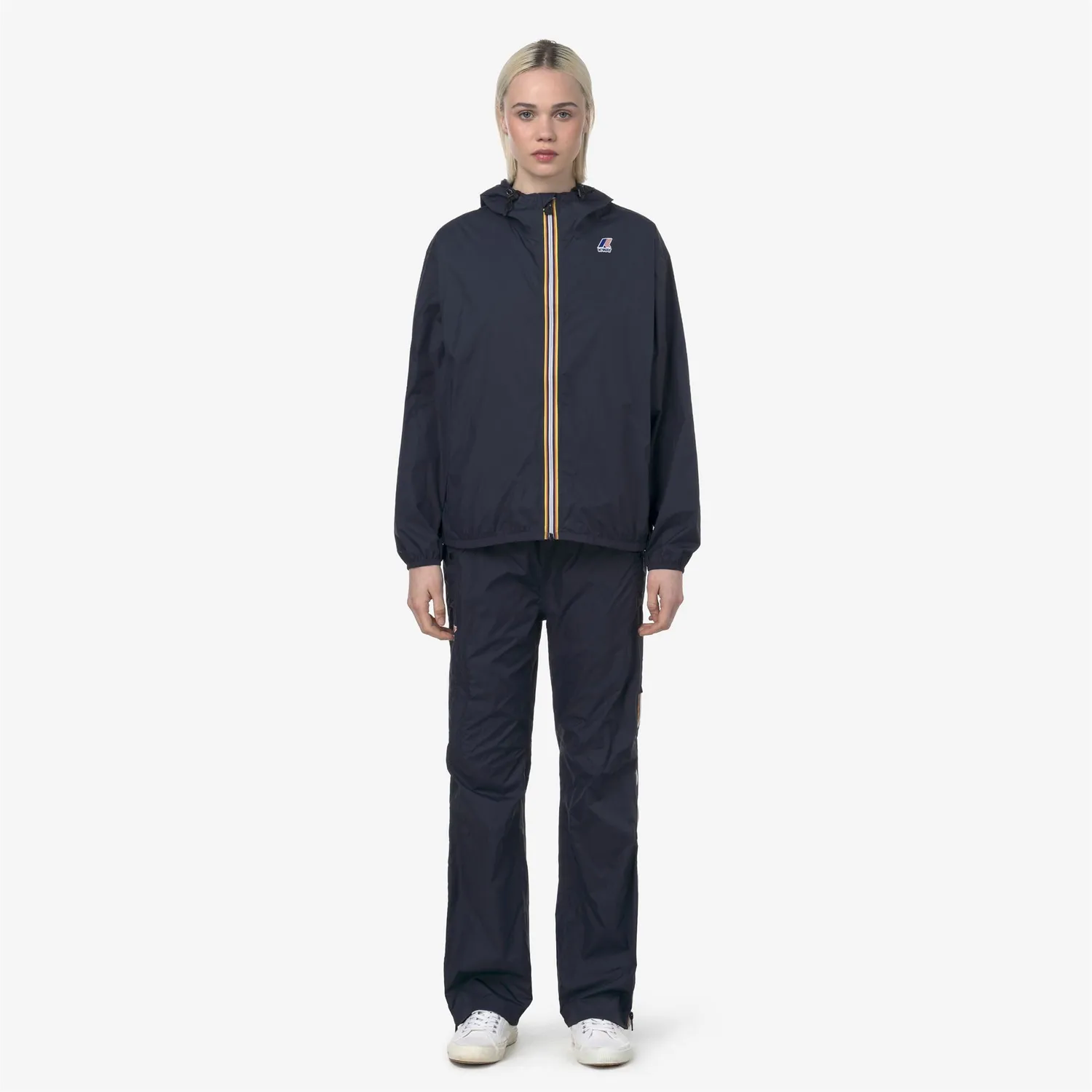 K-Way Le Vrai 4.0 Ethan pantaloni sport Blue Depth impermeabili