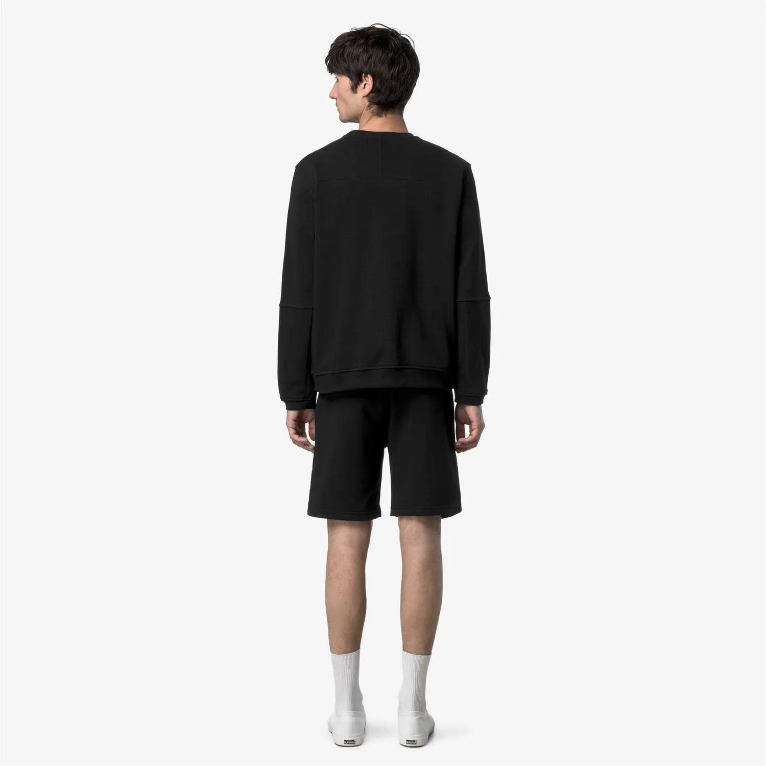 K-Way Nael K1126FW hanorac unisex negru bumbac