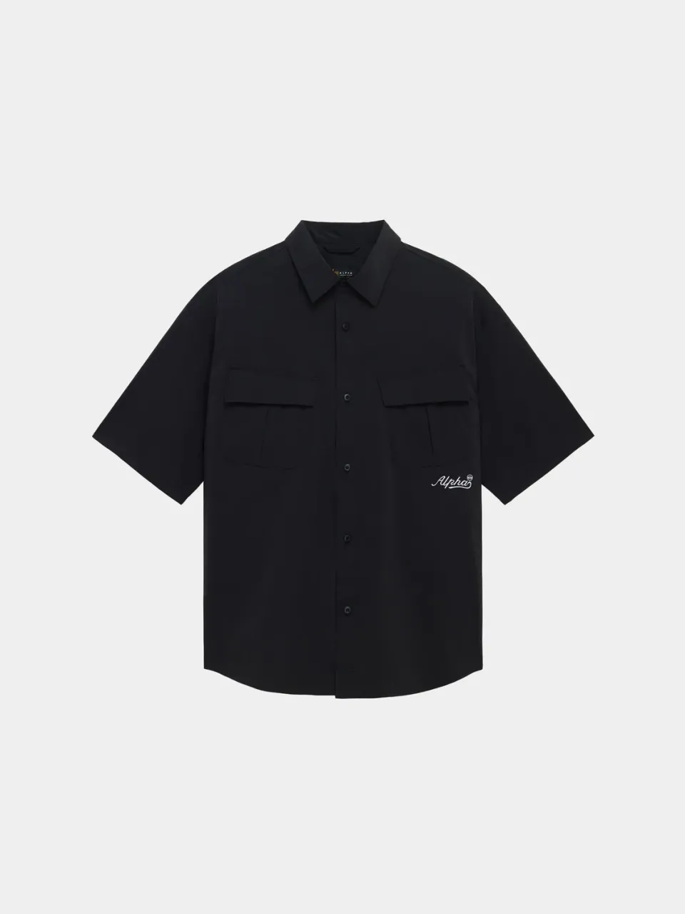 Alpha Industries Fatigue Relaxed camasa Black cu buzunare cargo