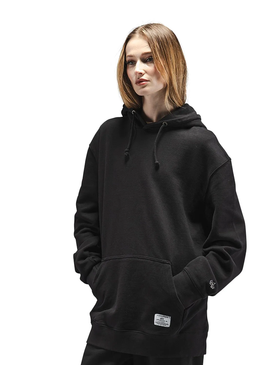 Alpha Industries Essential French Terry Gen II hanorac Negru bumbac