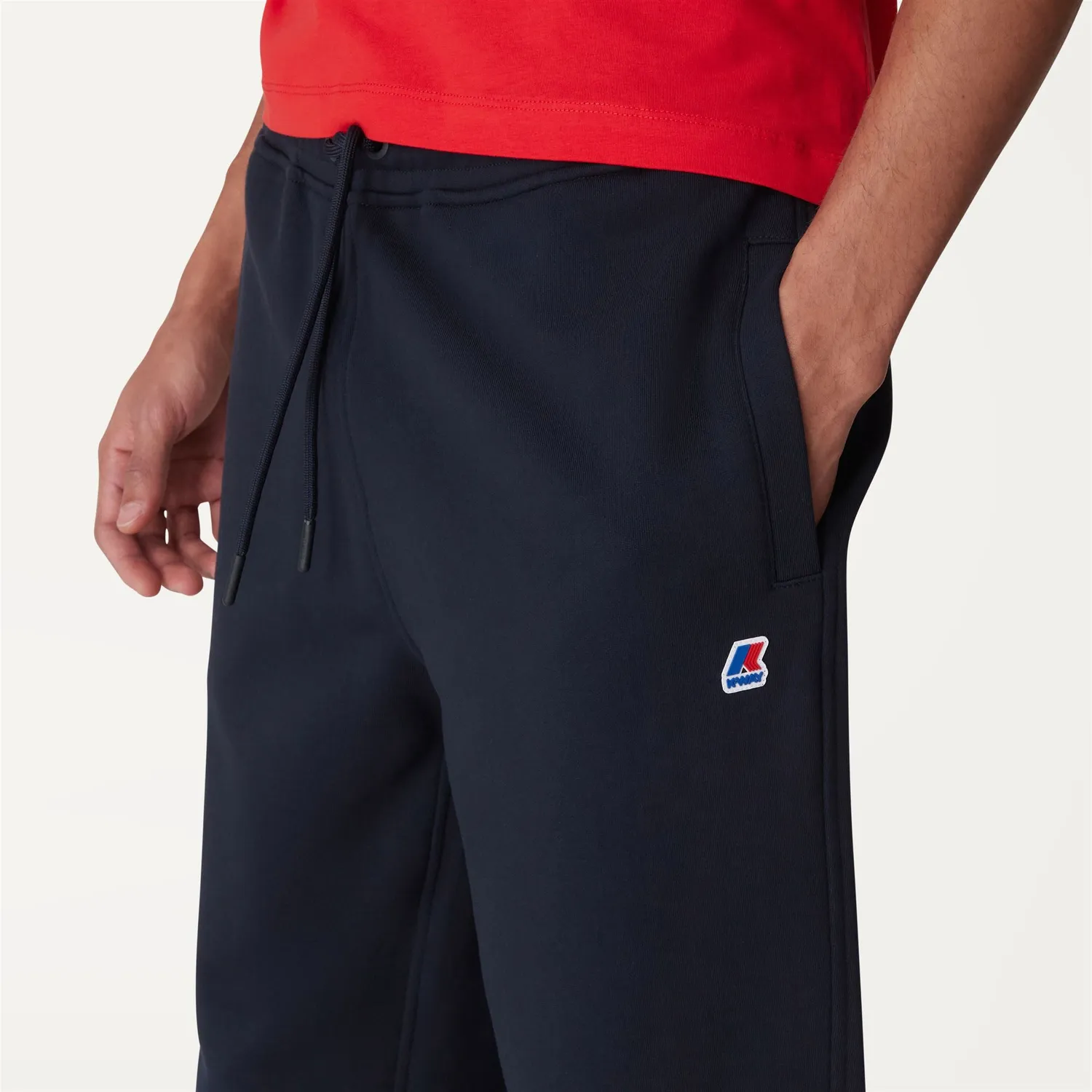 K-Way Mick K00A780 pantaloni sport barbati albastru fleece