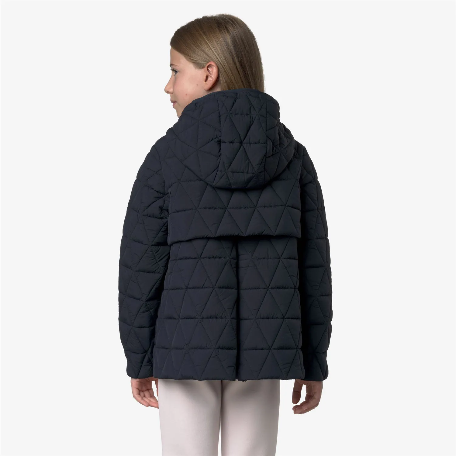 K-Way Madlaine Diamond Quilted Warm geacă fete albastră