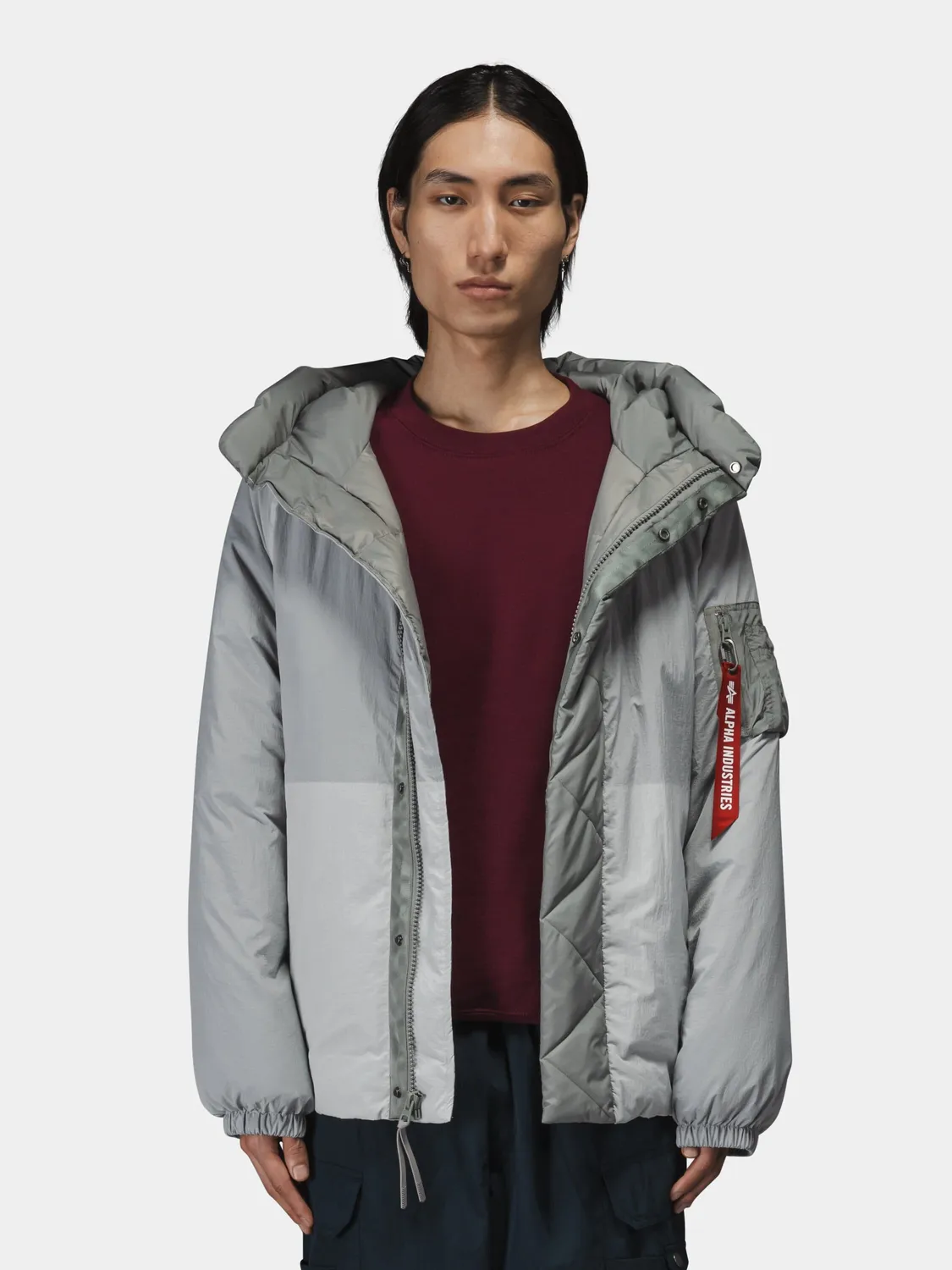 Alpha Industries Sheer Puffer parka barbati camuflaj puf