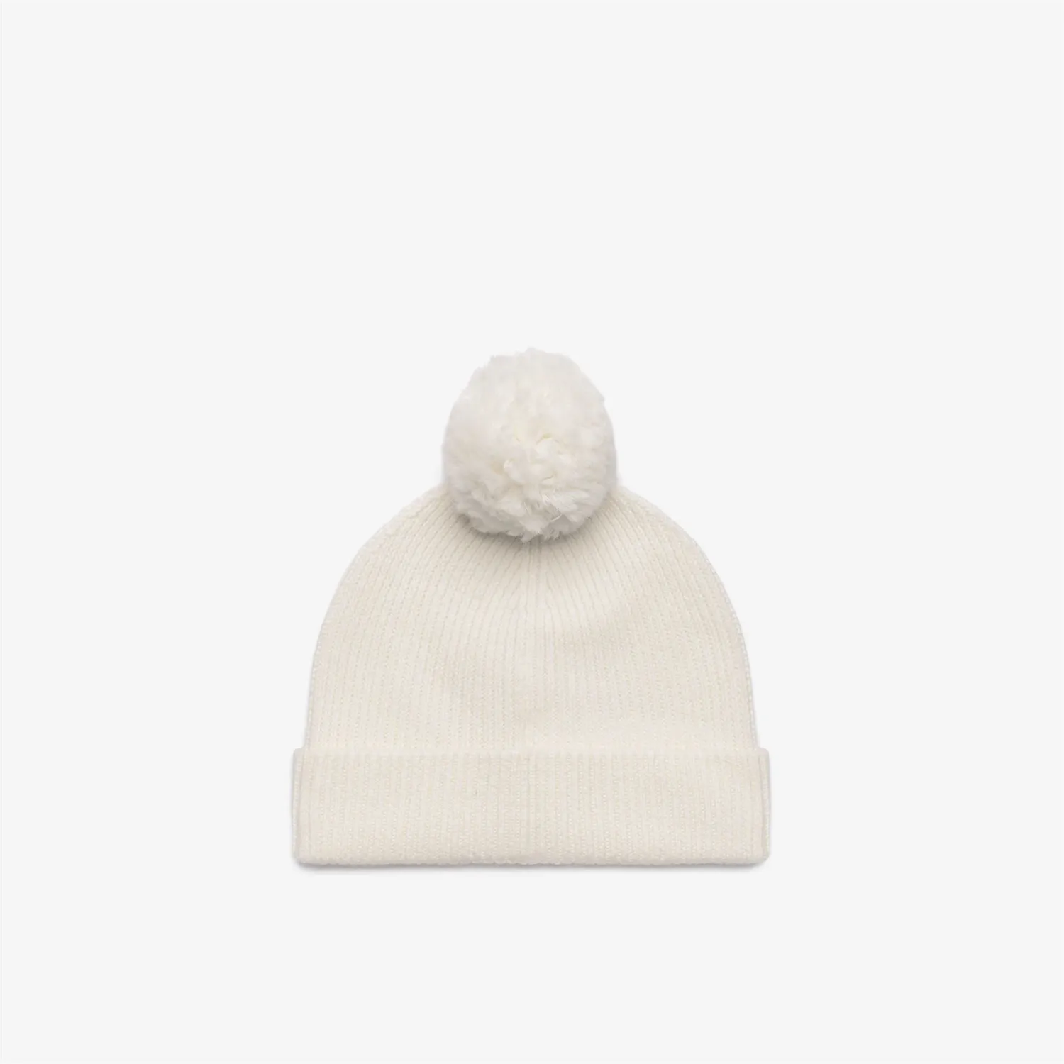K-Way Vincienne Cardigan Stitch Wool caciula alba lana