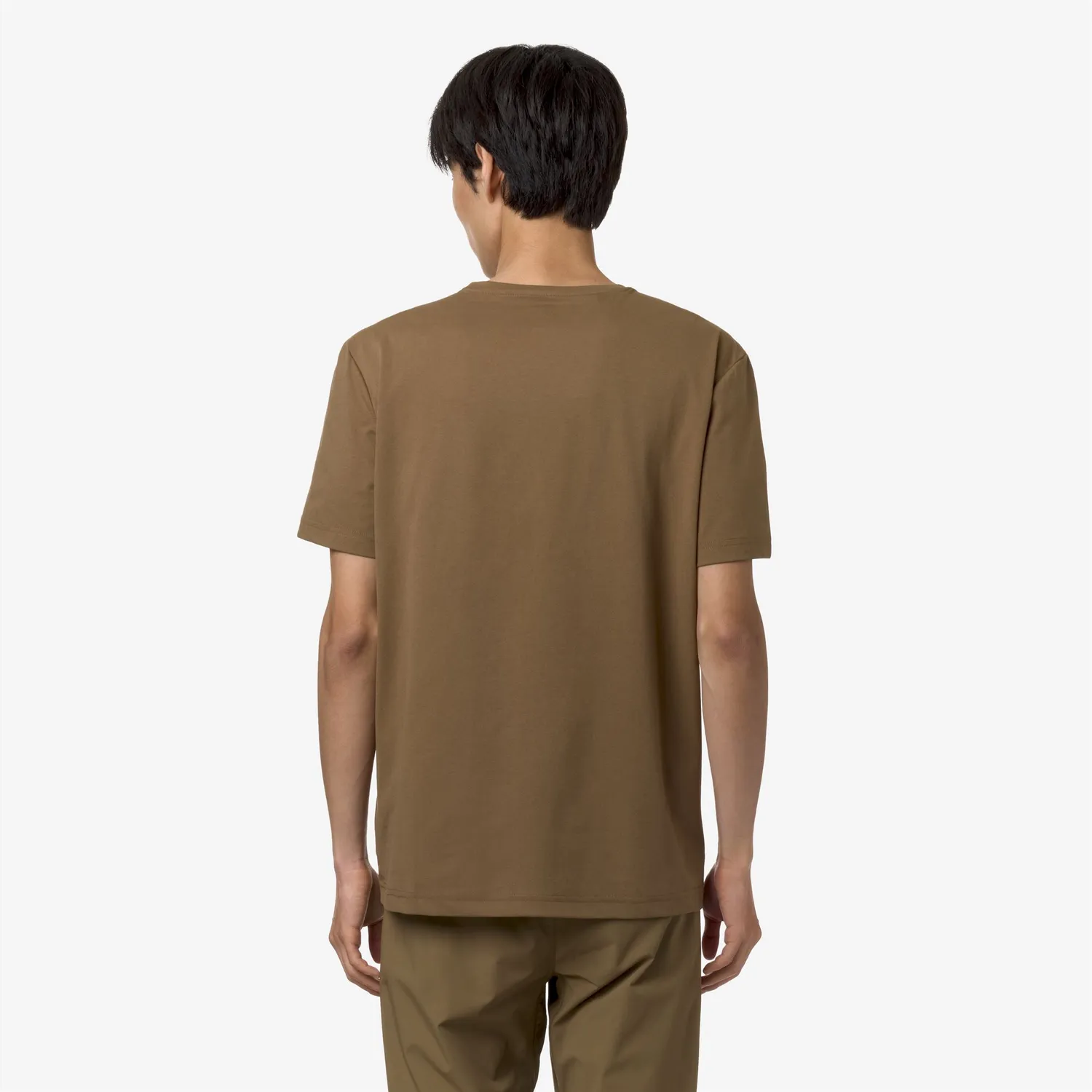 K-Way Seril Travel tricou unisex maro anti-UV pliabil