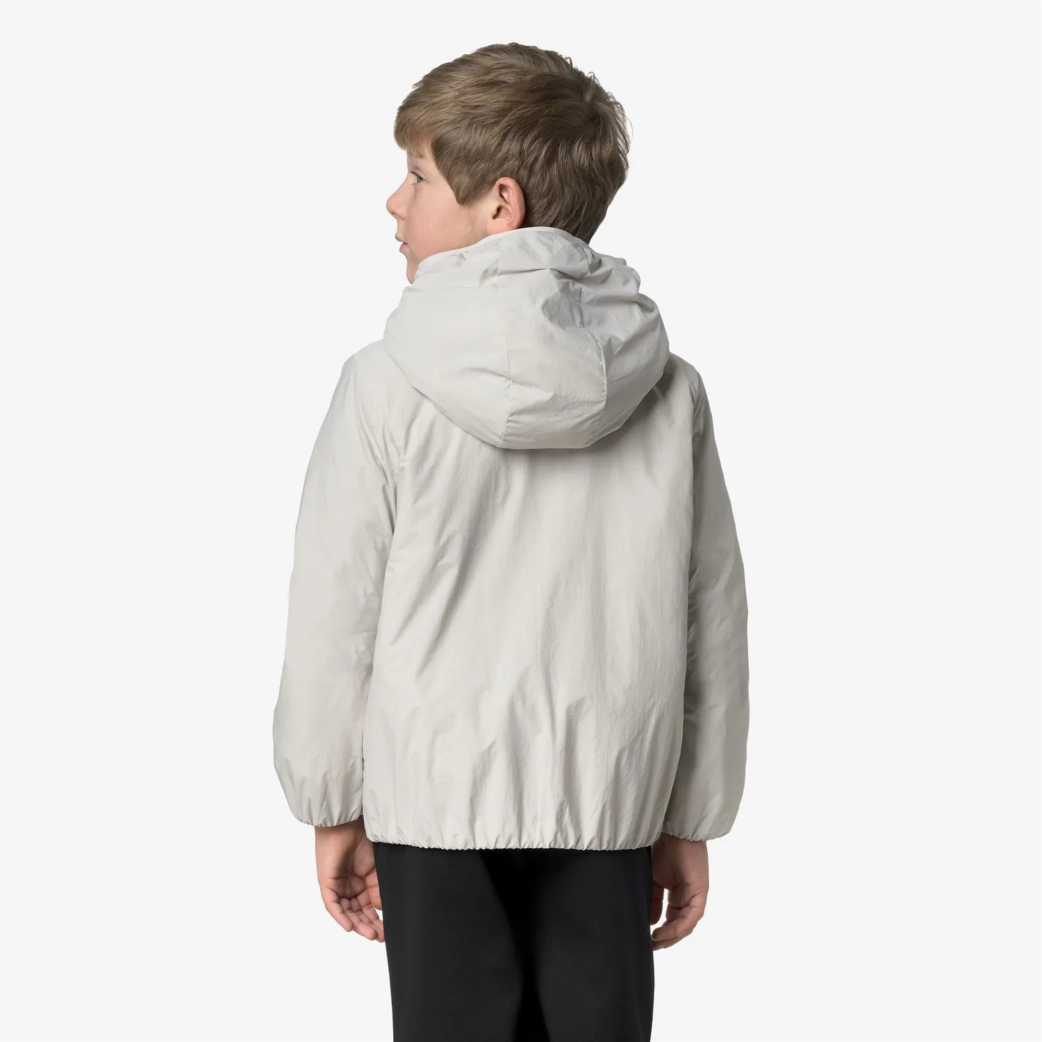 K-Way P. Jack Plain Warm geaca baieti bej calduroasa