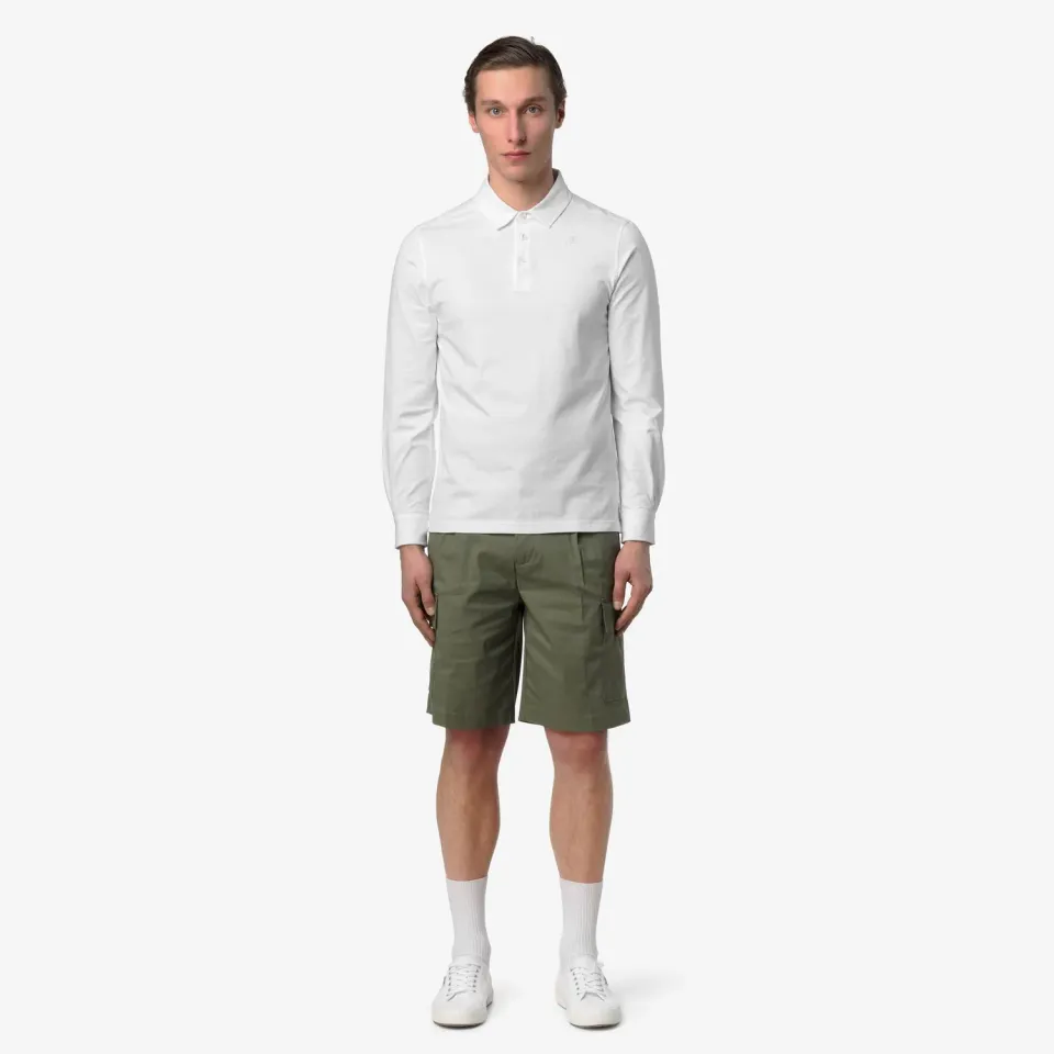 K-Way Serje Twill Tech pantaloni scurti verde cargo