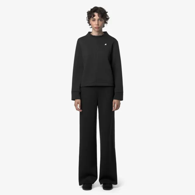 K-Way Loire Light Spacer pantaloni dama negri bumbac