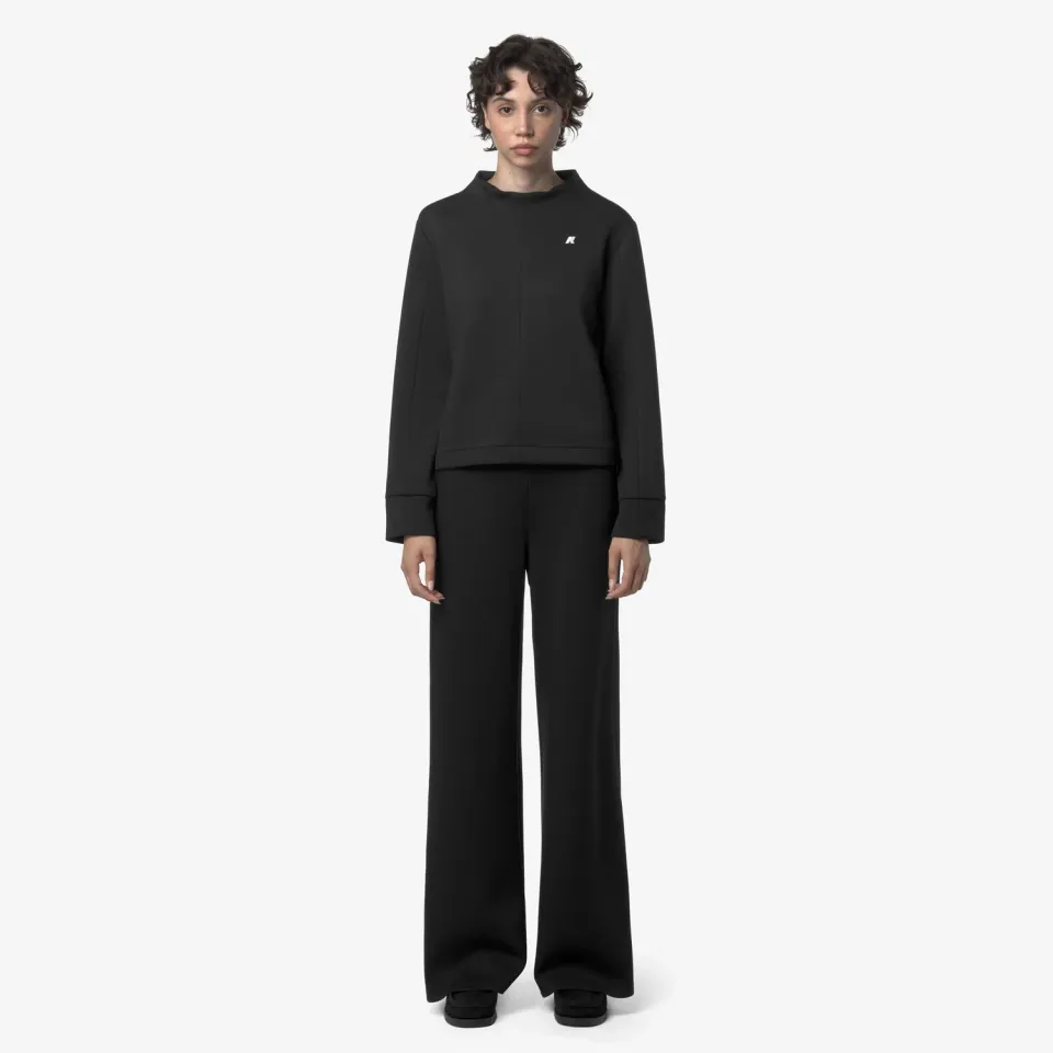 K-Way Loire Light Spacer pantaloni dama negri bumbac