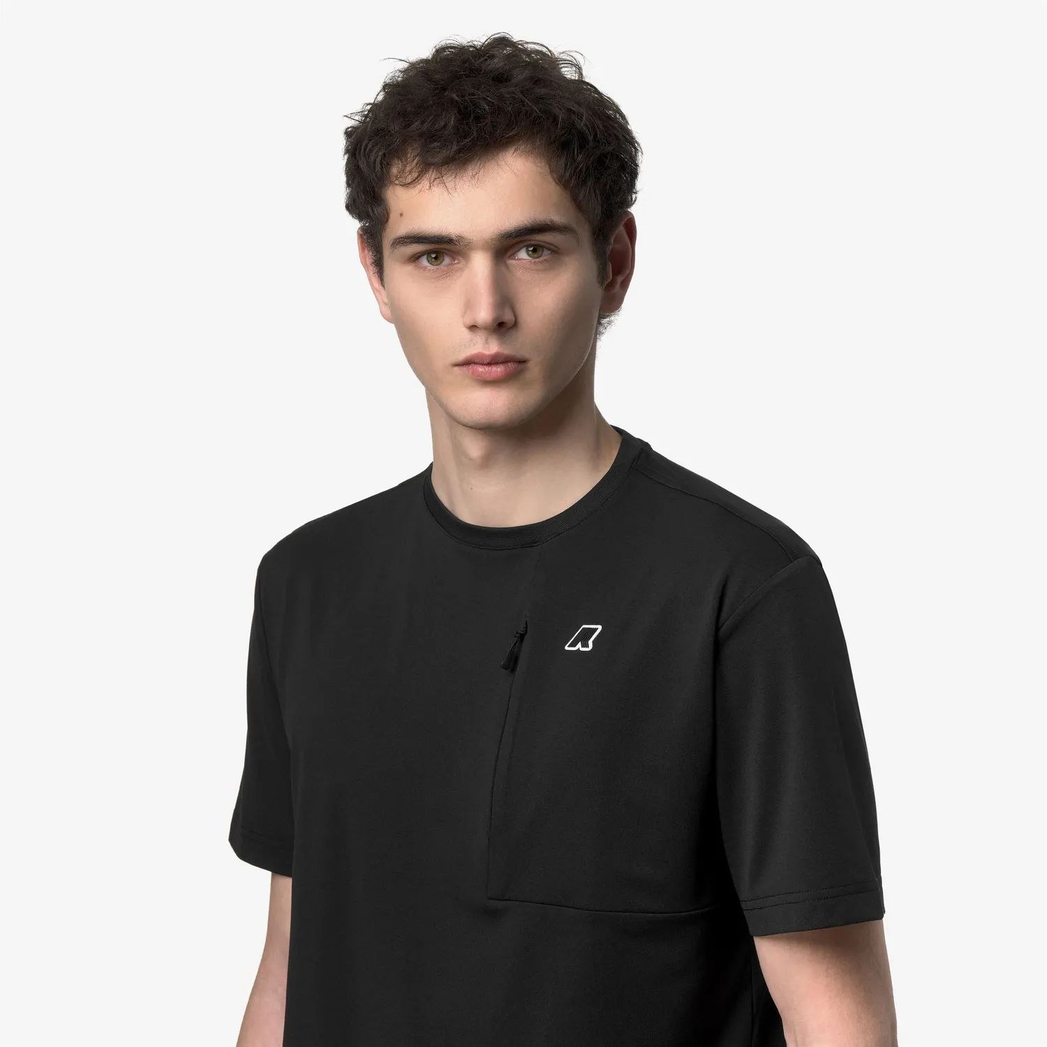 K-Way Authion tricou barbati negru cu uscare rapida