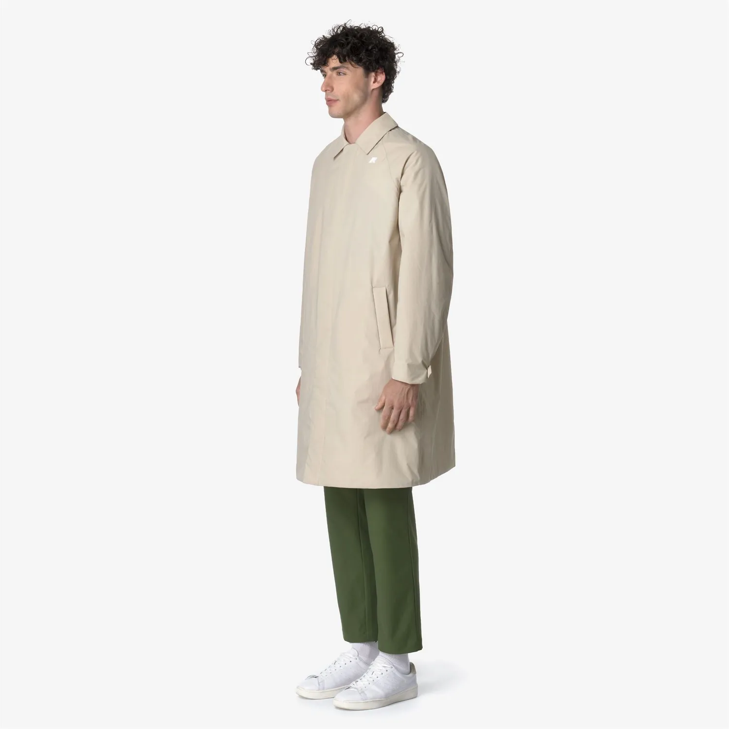 K-Way Montague Warm Ottoman palton bej gri