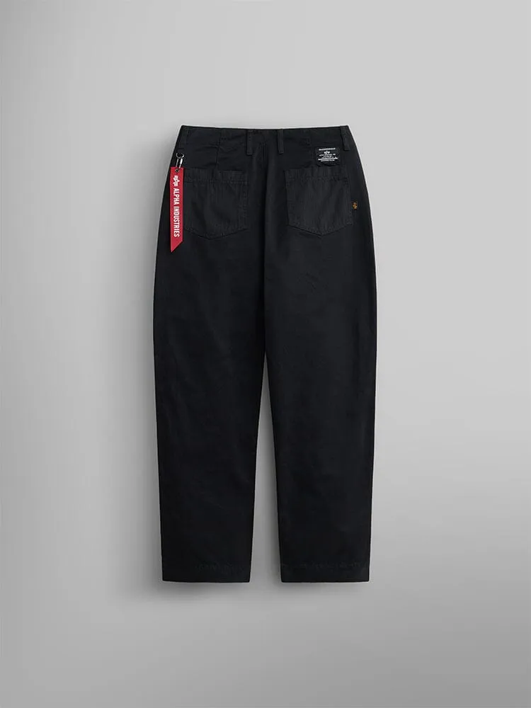 Alpha Industries Fatigue Mod pantaloni damă negri bumbac