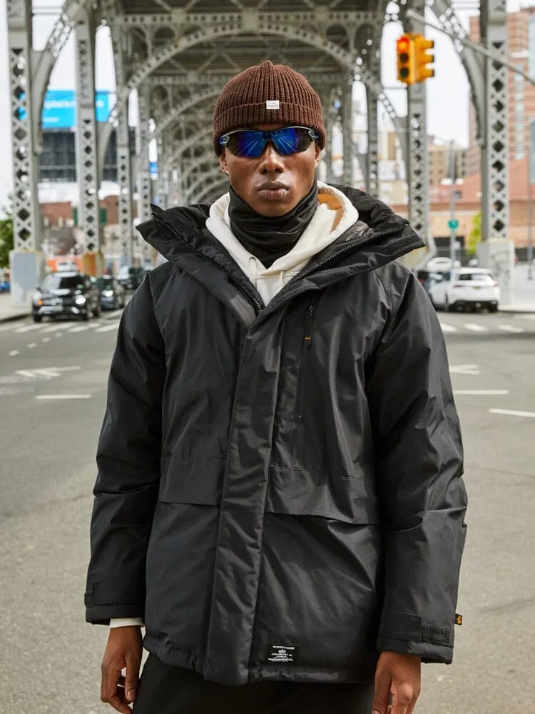 Alpha Industries Raglan parka neagră iarnă 500g