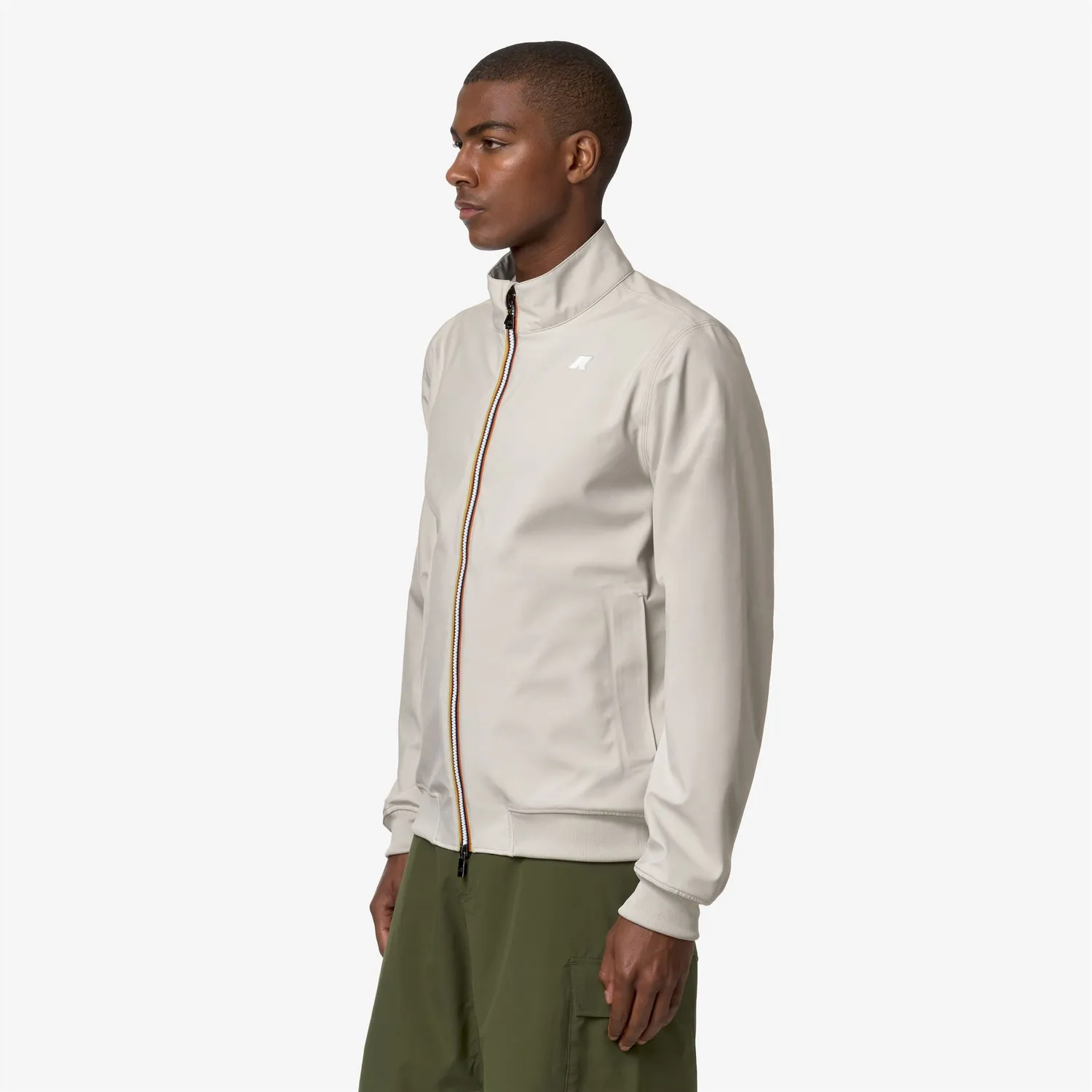 K-Way Arsene Bonded Jersey geaca barbati bej slim