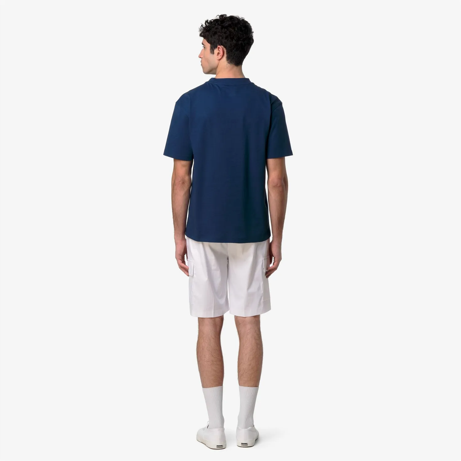 K-Way Solo K71357W tricou barbati albastru insignia slim