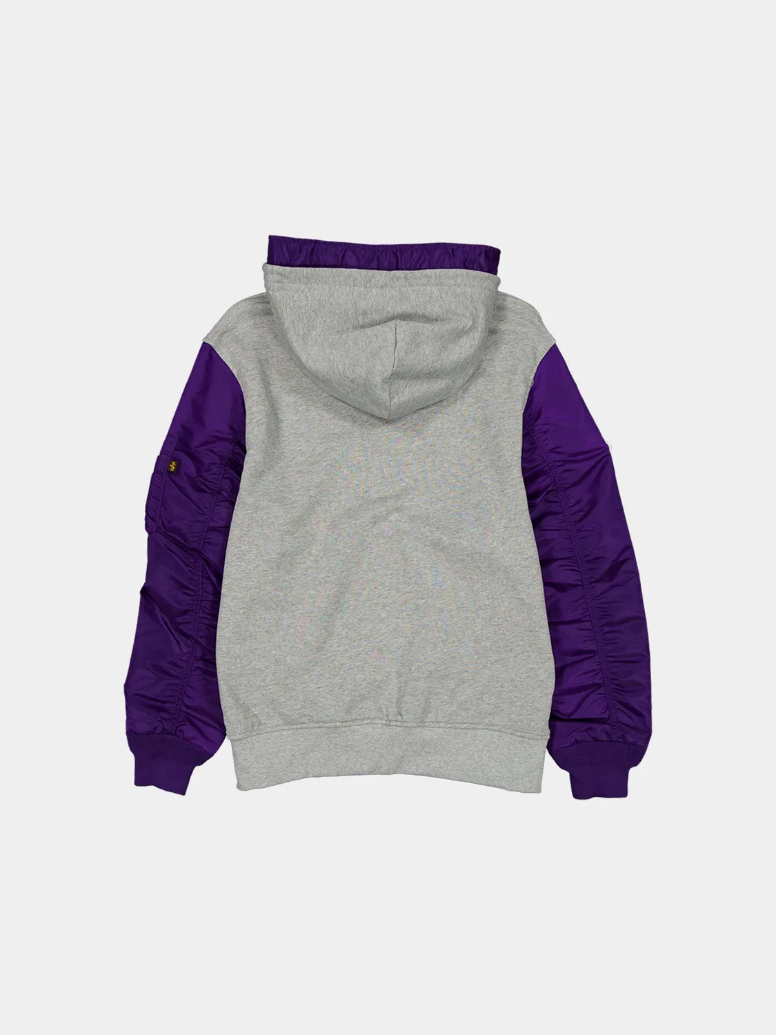 Alpha Industries Los Angeles Lakers x New Era hanorac mov cu fermoar