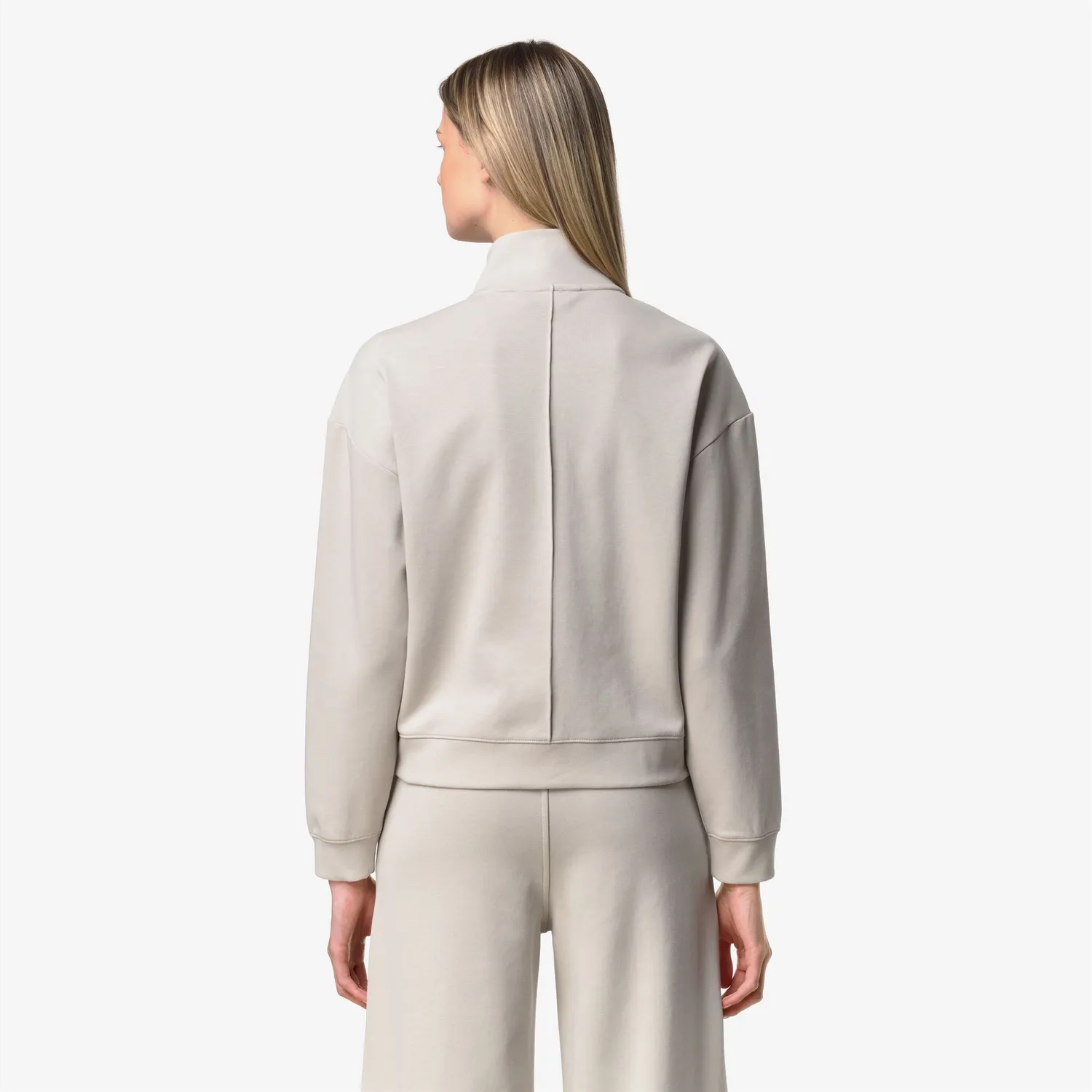 K-Way Arvinne hanorac dama bej Beige Lt cropped