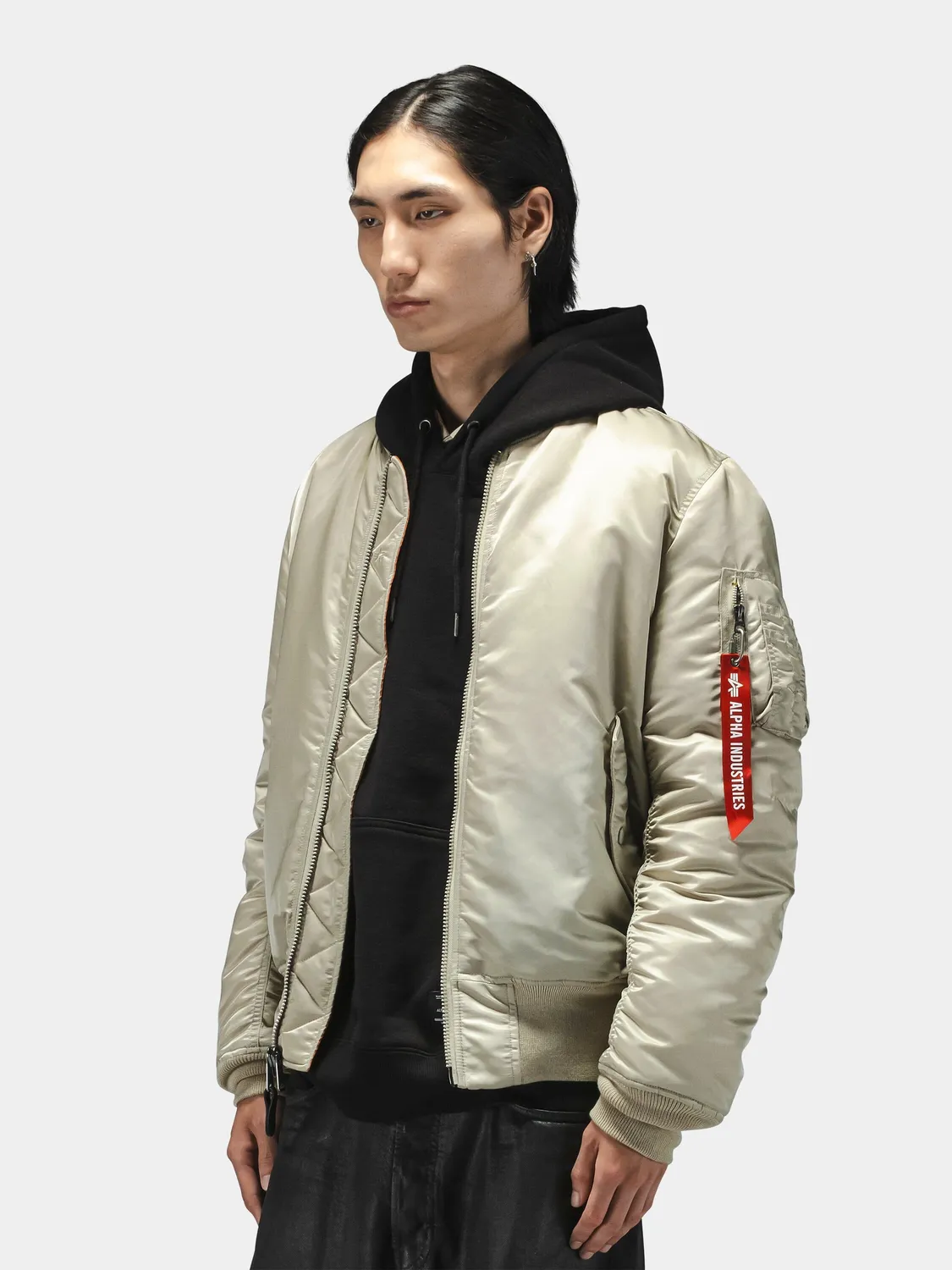 Alpha Industries MA-1 Bomber geaca kaki nailon