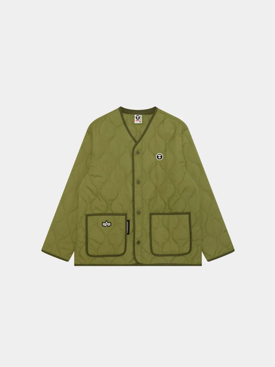 AAPE Alpha Liner geacă Sage streetwear